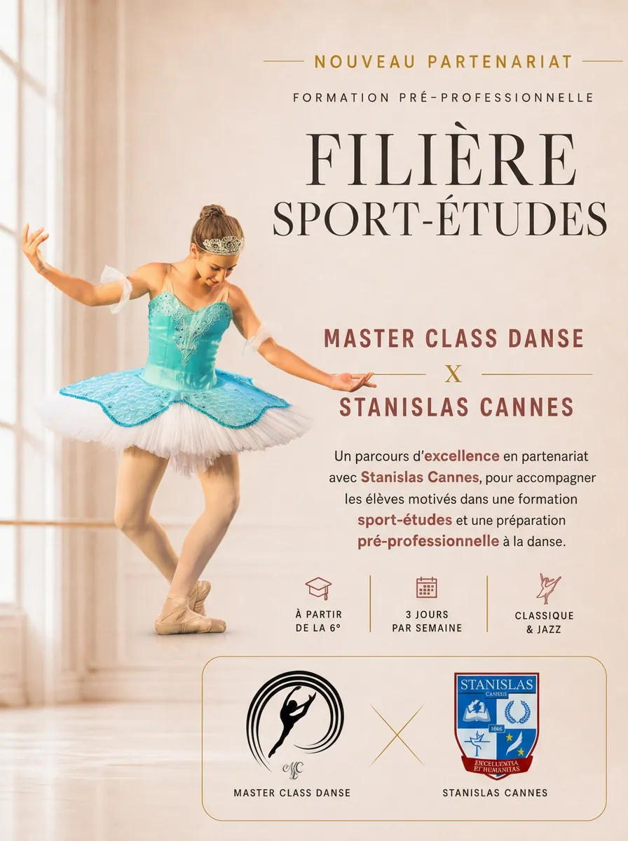 Filière Sport-Études — partenariat Master Class Danse et Stanislas Cannes